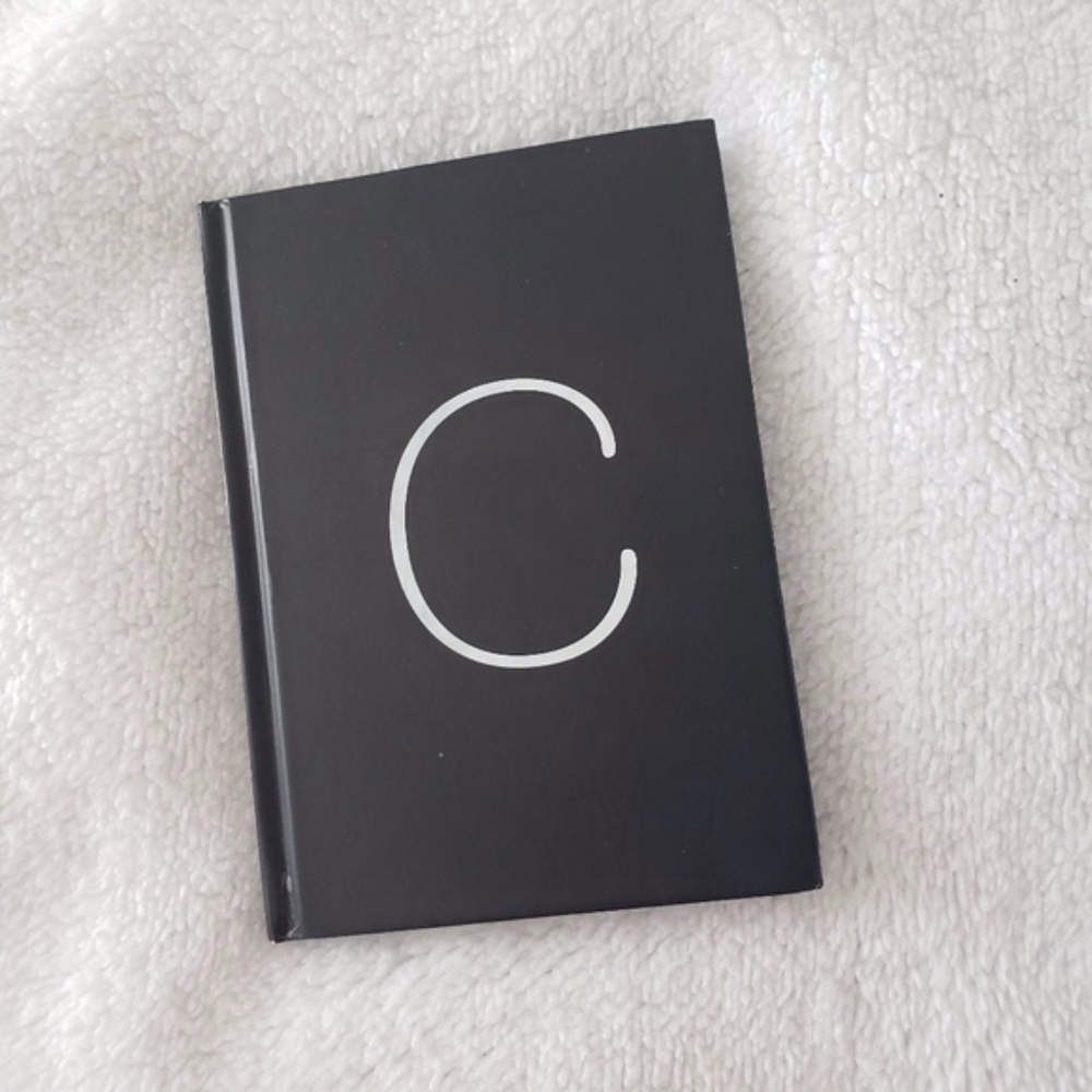 100 Page Black Hardcover Initial C Lined Journal